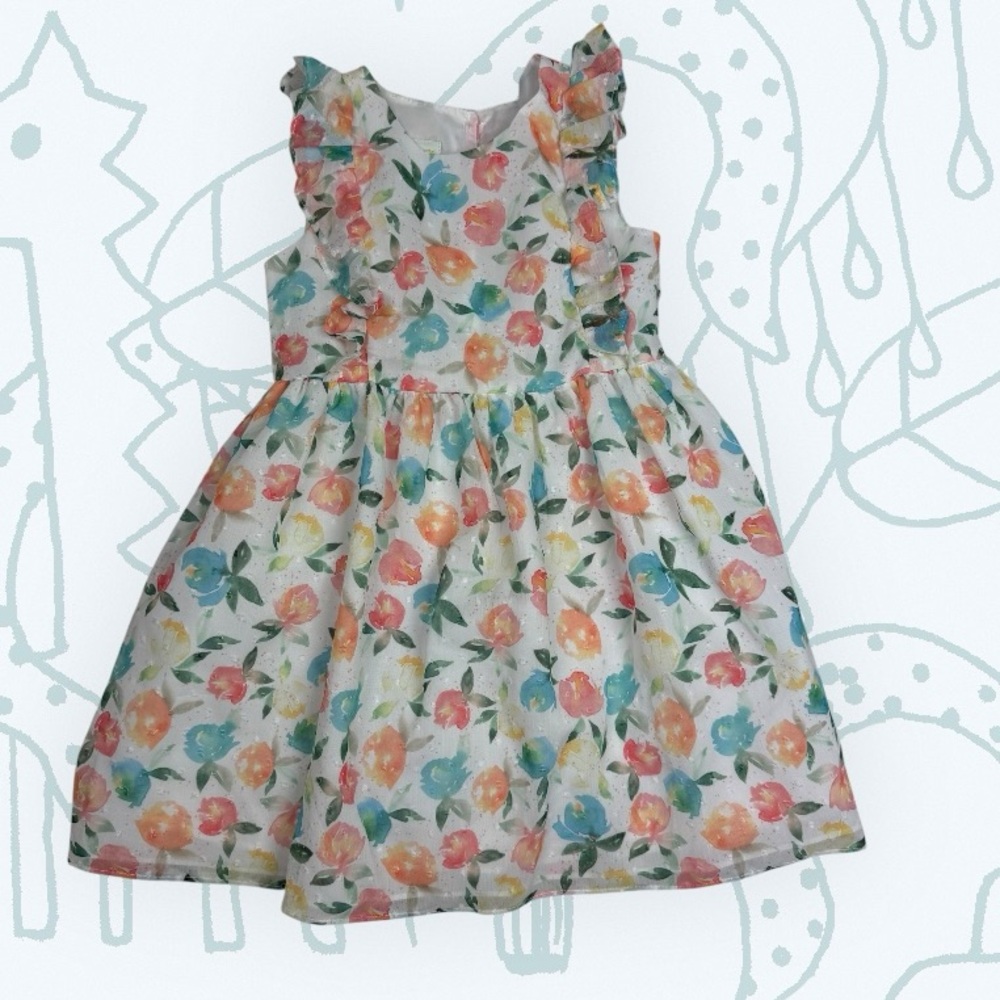 Floral Ruffle Dress